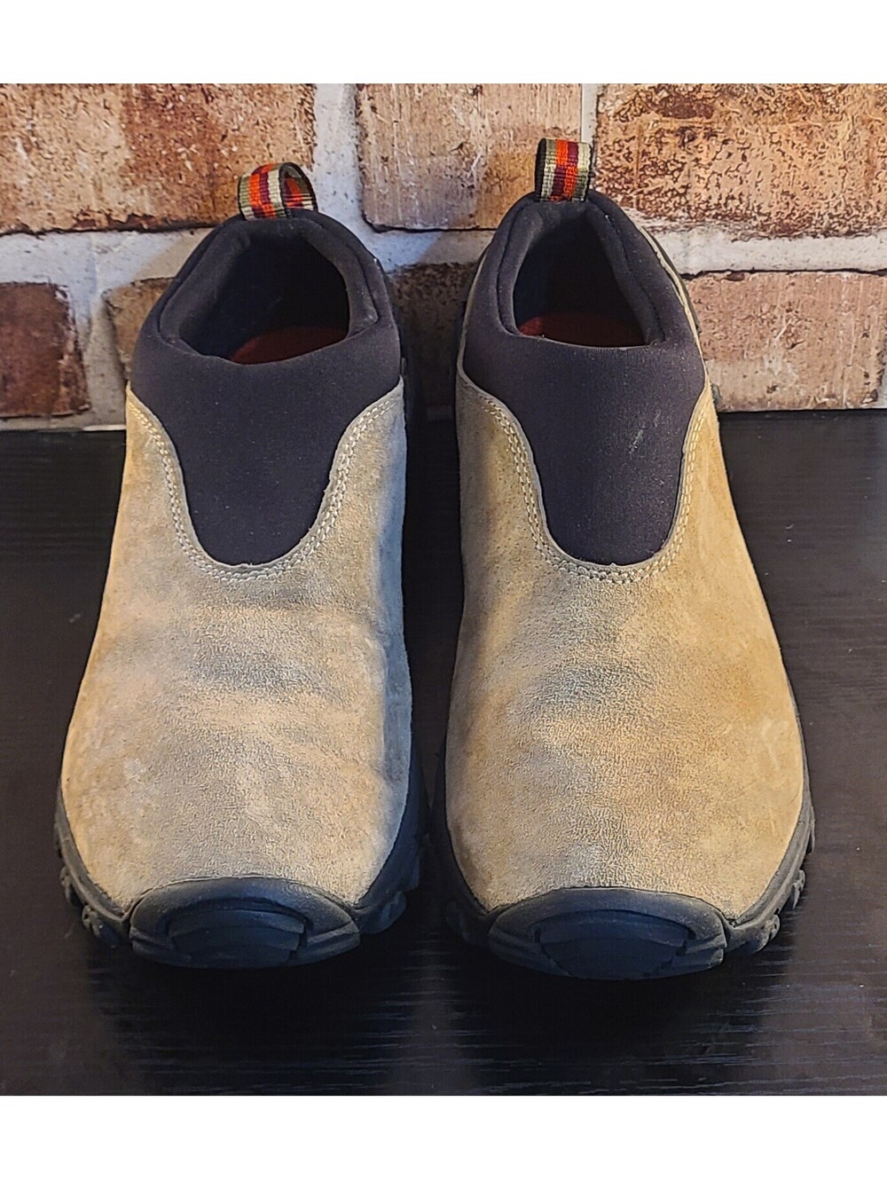Merrell Winter Moc Hiking Shoes Womens Size 8 Suede Tan Slip On Outdoor Camping